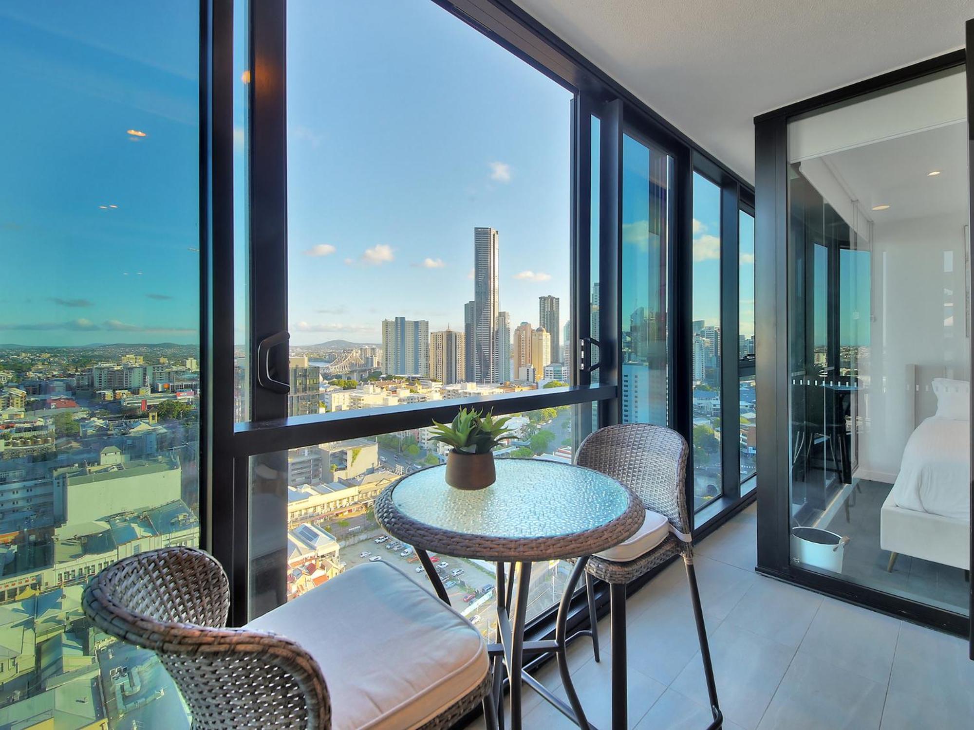 Skyline Serenity Luxury Apt With Free Parking Leilighet Brisbane Eksteriør bilde